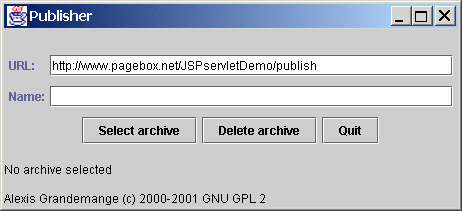 Selection of the repository at publish time